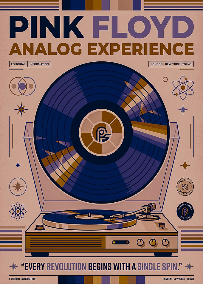 Pink Floyd Vinyl Poster