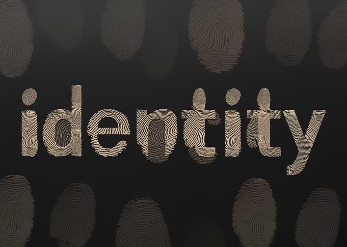 Identity Fingerprint Text Art