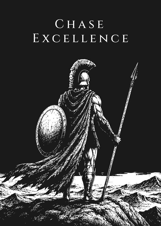 Chase Excellence Spartan Warrior Art Print