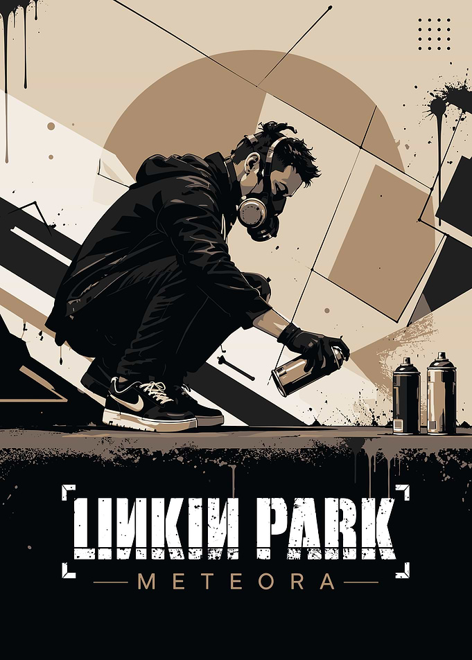 Linkin Park Meteora Graffiti Art Poster
