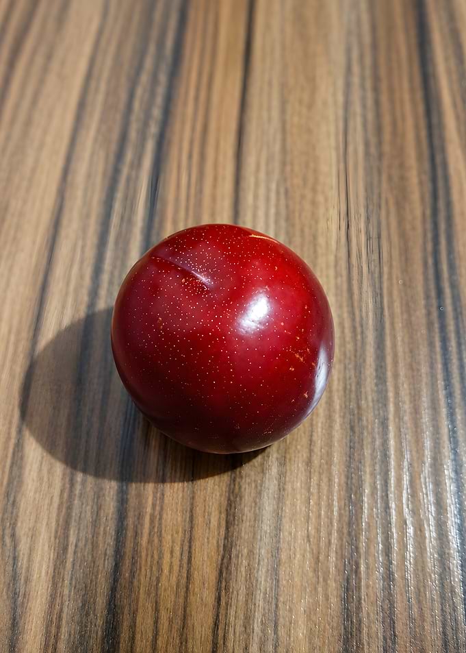 Single Fresh Red Plum