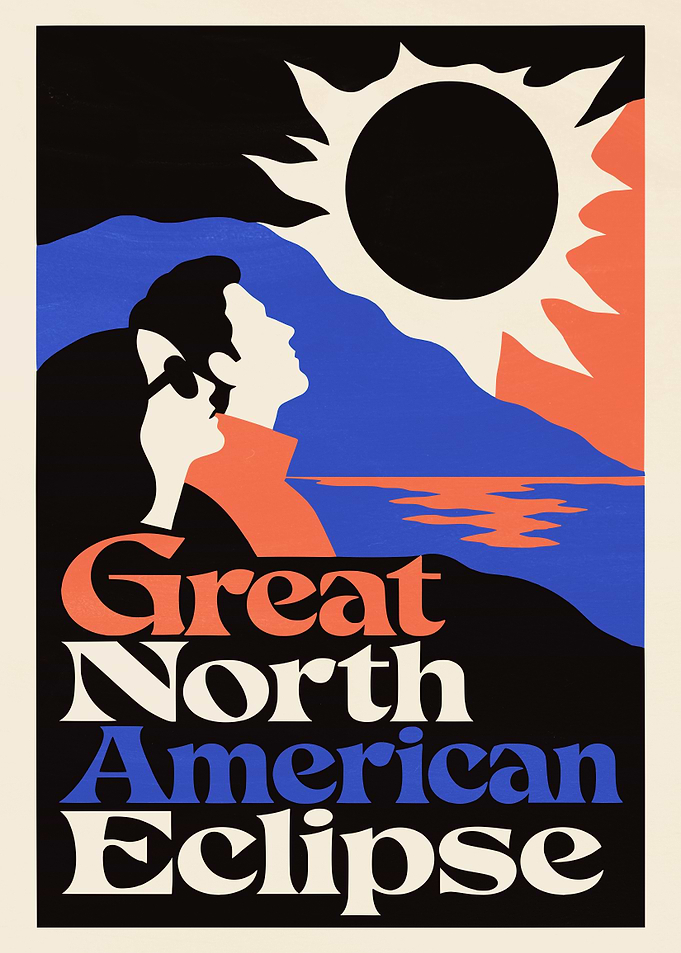 Great North American Eclipse Poster