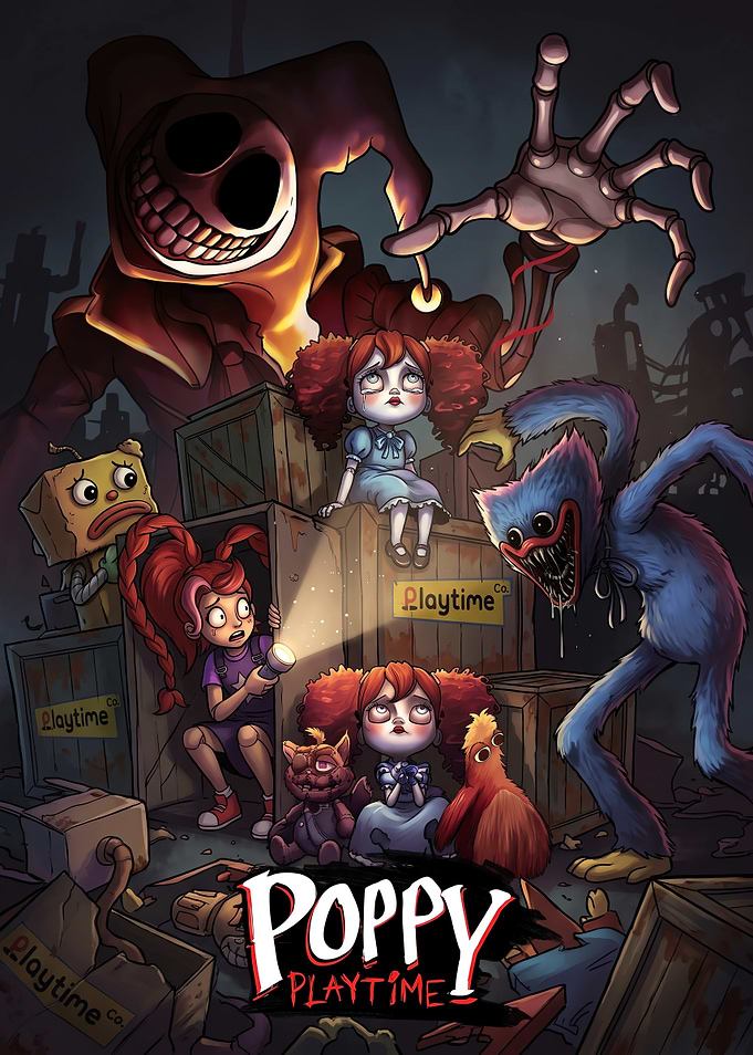 Poppy Playtime Horror Game Poster