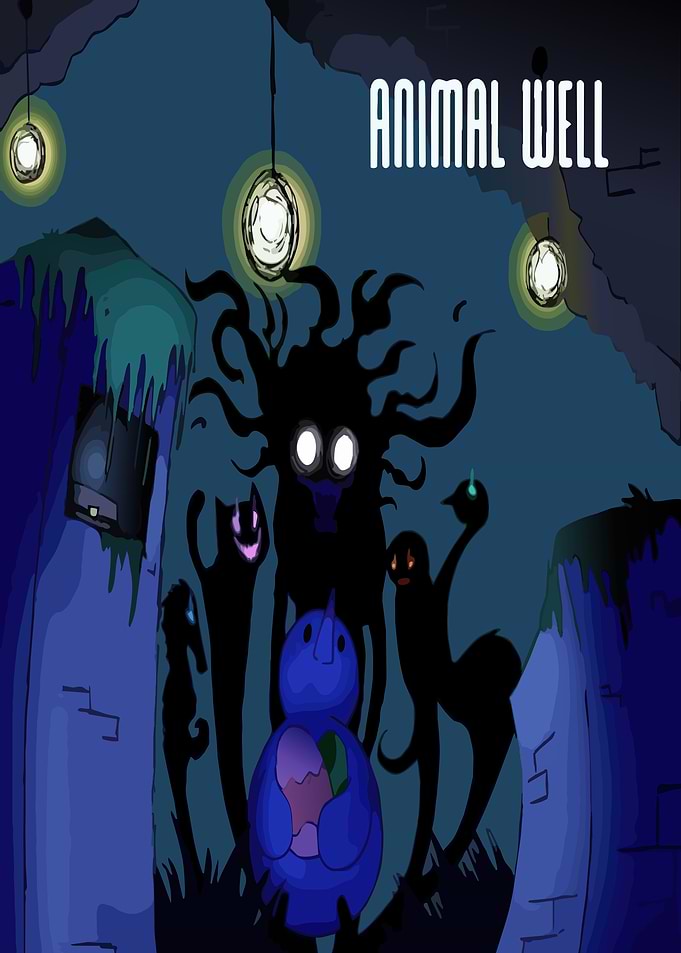 Animal Well Game Poster