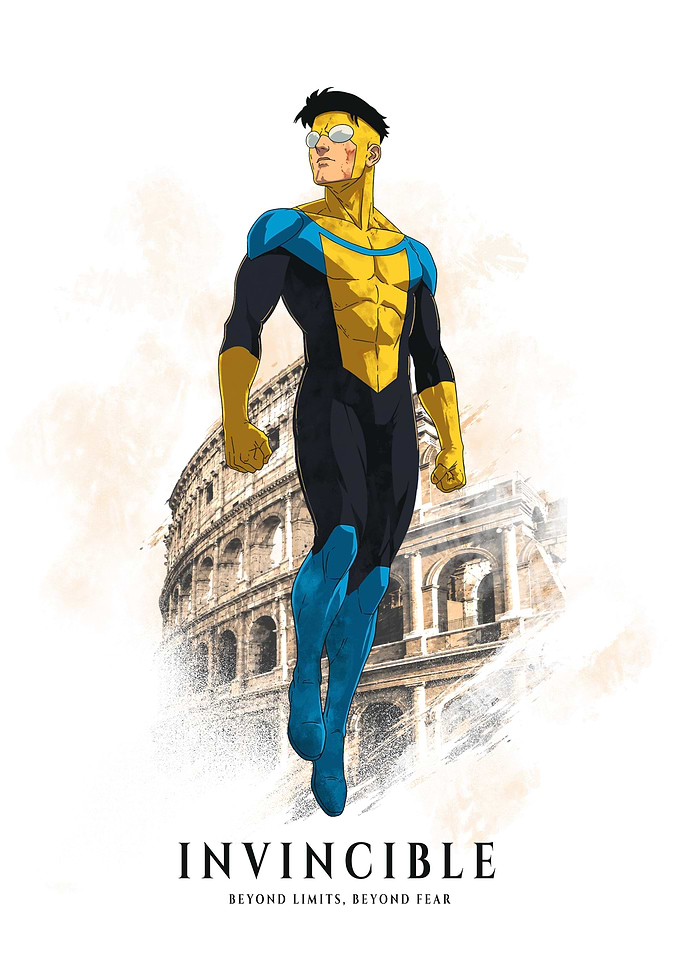Invincible Superhero Poster