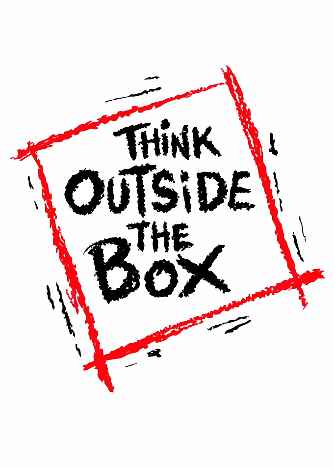Think Outside The Box Typography