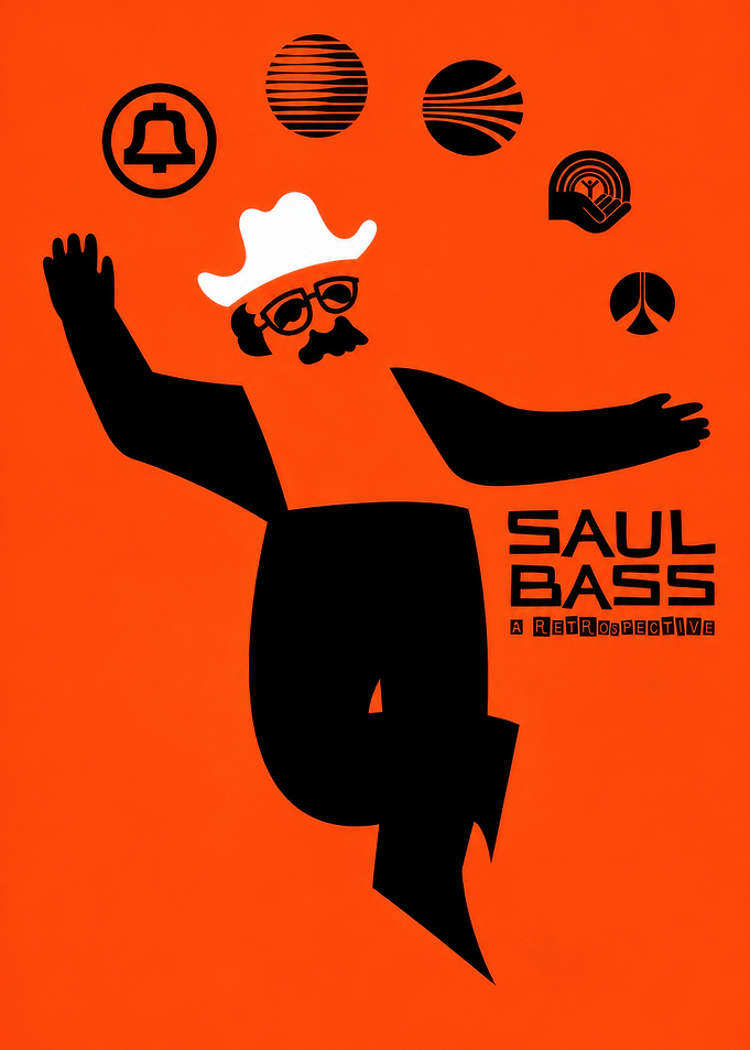 Saul Bass Retrospective Poster