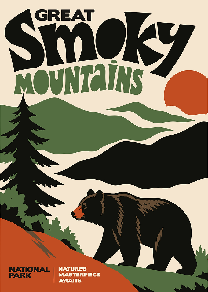 Great Smoky Mountains National Park Poster