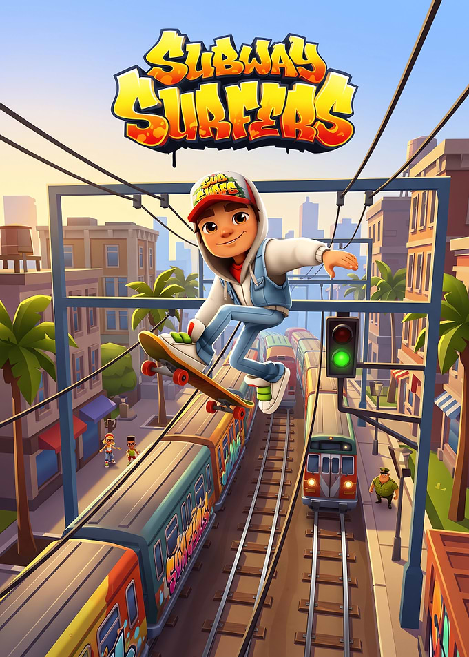 Subway Surfers Game Key Art