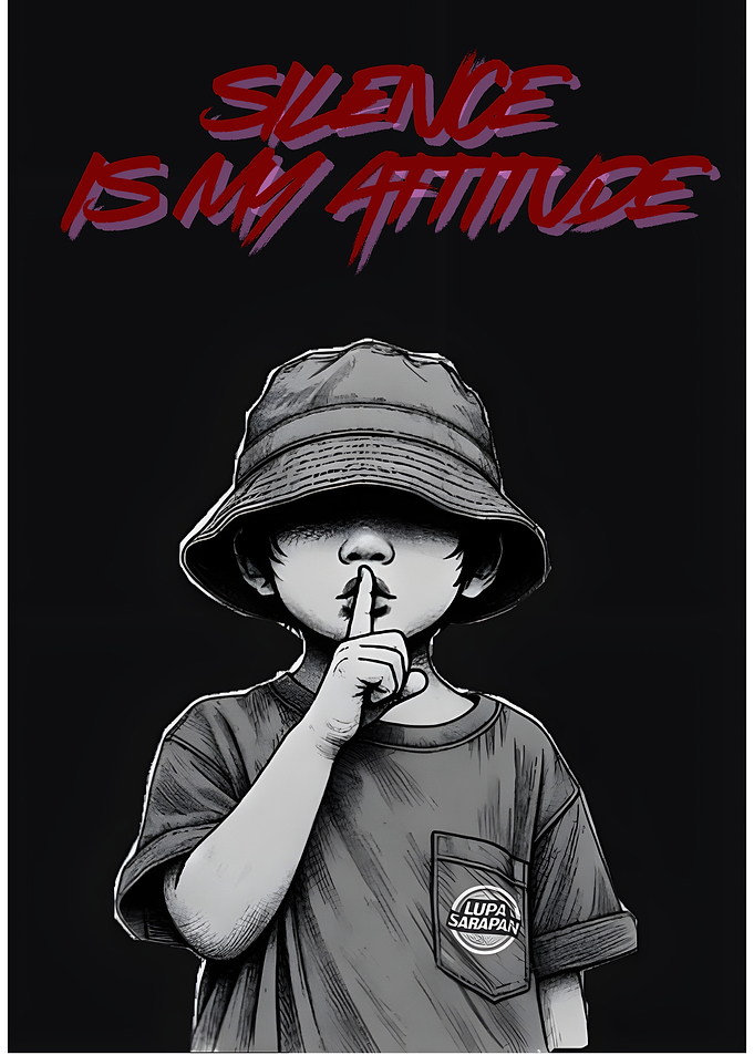 Silence Is My Attitude Poster