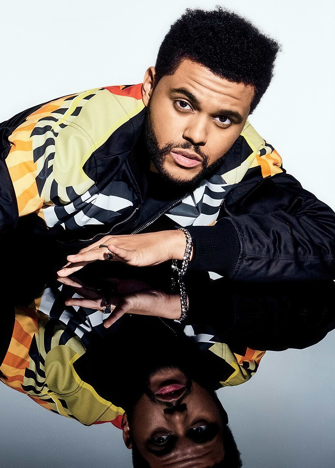 The Weeknd Portrait with Reflection
