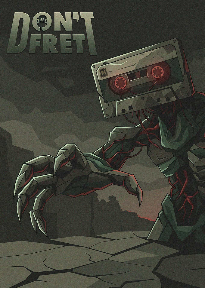 Don't Fret Cassette Monster Poster
