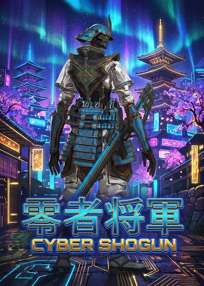 Cyber Shogun Futuristic Samurai Warrior