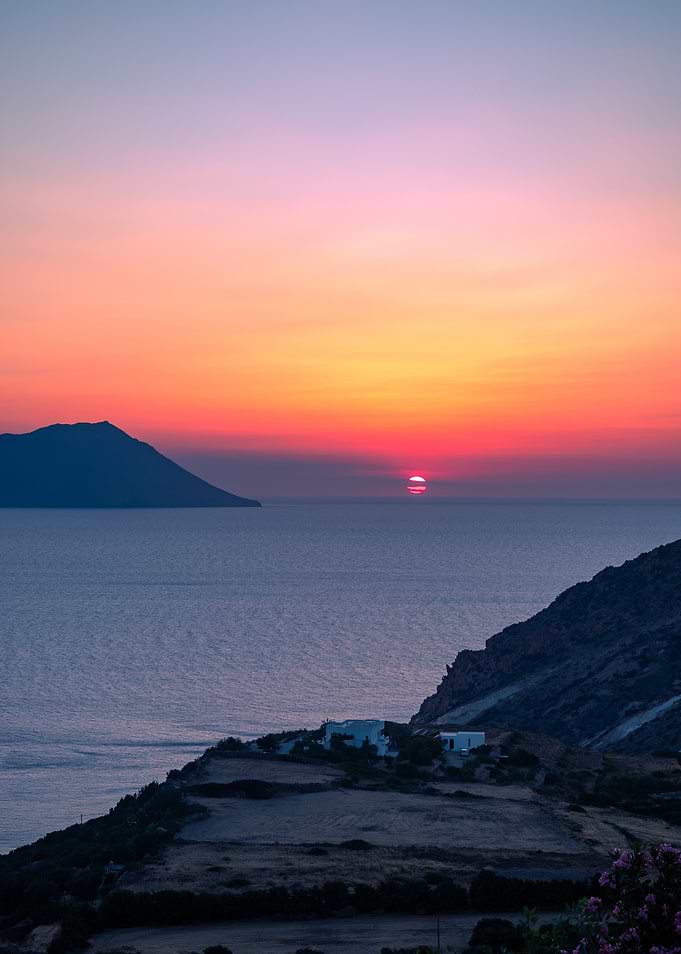 Sunset over Milos