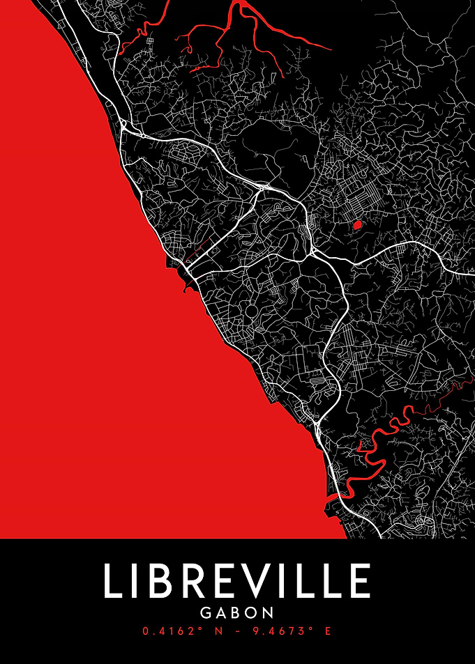 Libreville Dark Map