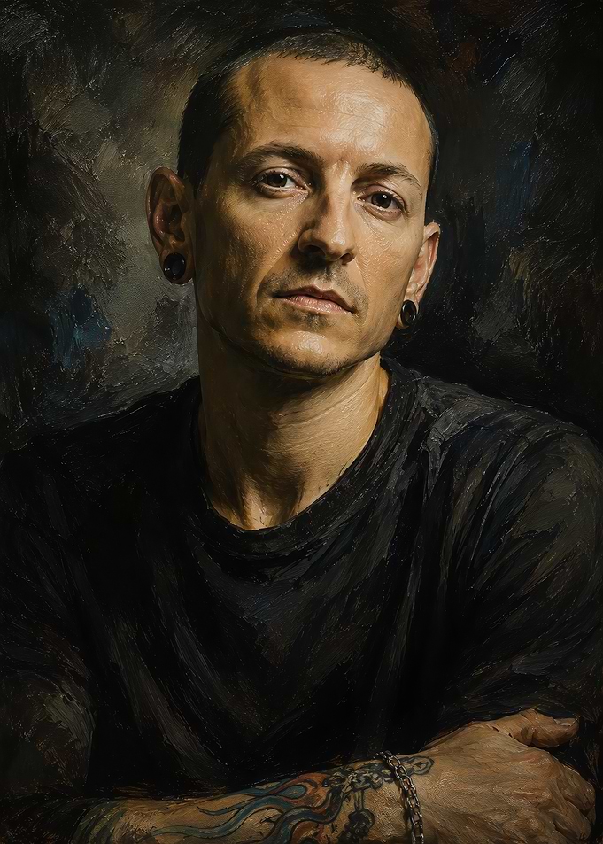 Portrait of Chester Bennington