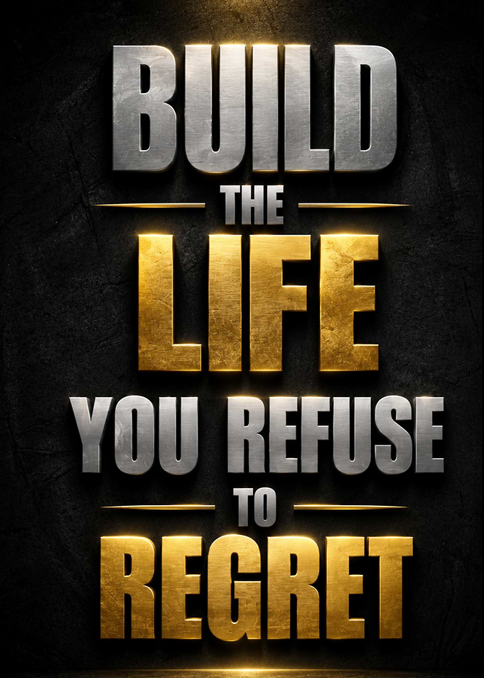 Build The Life You Refuse To Regret