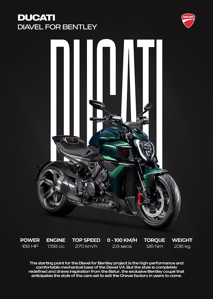 Ducati Diavel for Bentley Motorcycle