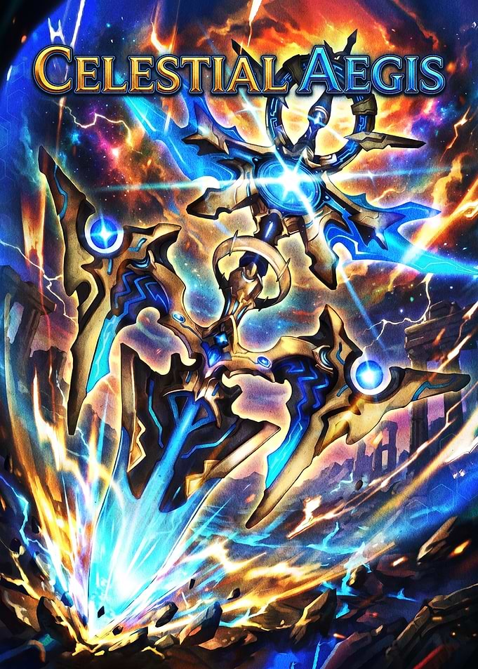 Celestial Aegis Fantasy Weapon Art