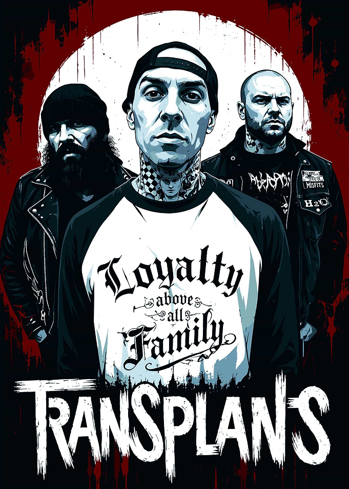 Transplants Band Poster Art