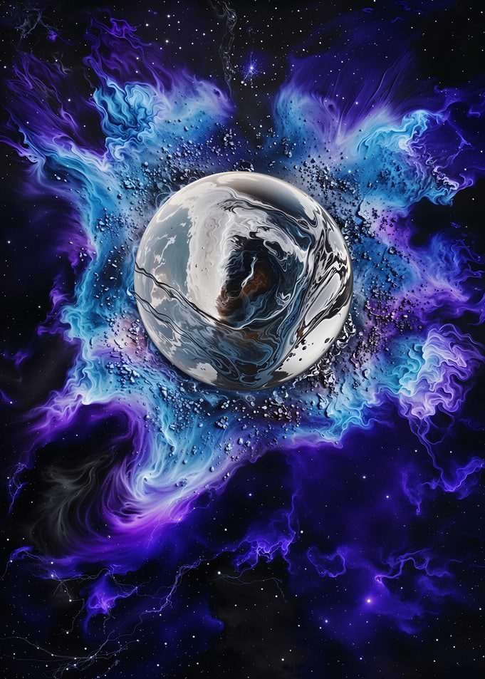 Celestial Planet – Electric Nebula
