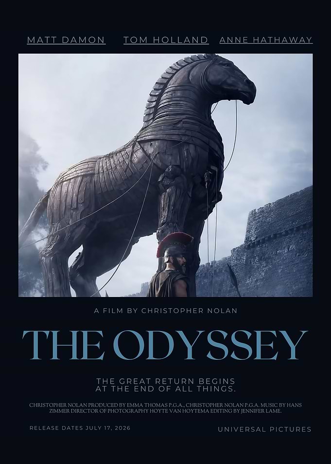 The Odyssey Christopher Nolan Movie Poster