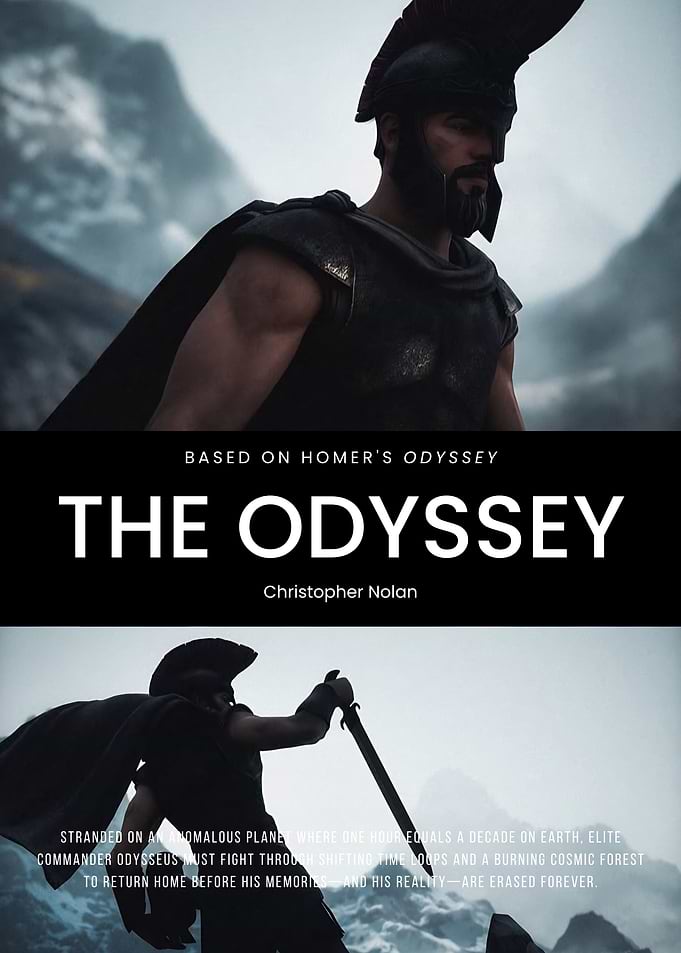 The Odyssey Christopher Nolan Movie Poster