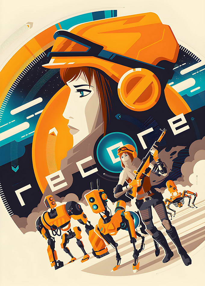 ReCore Video Game Poster Art