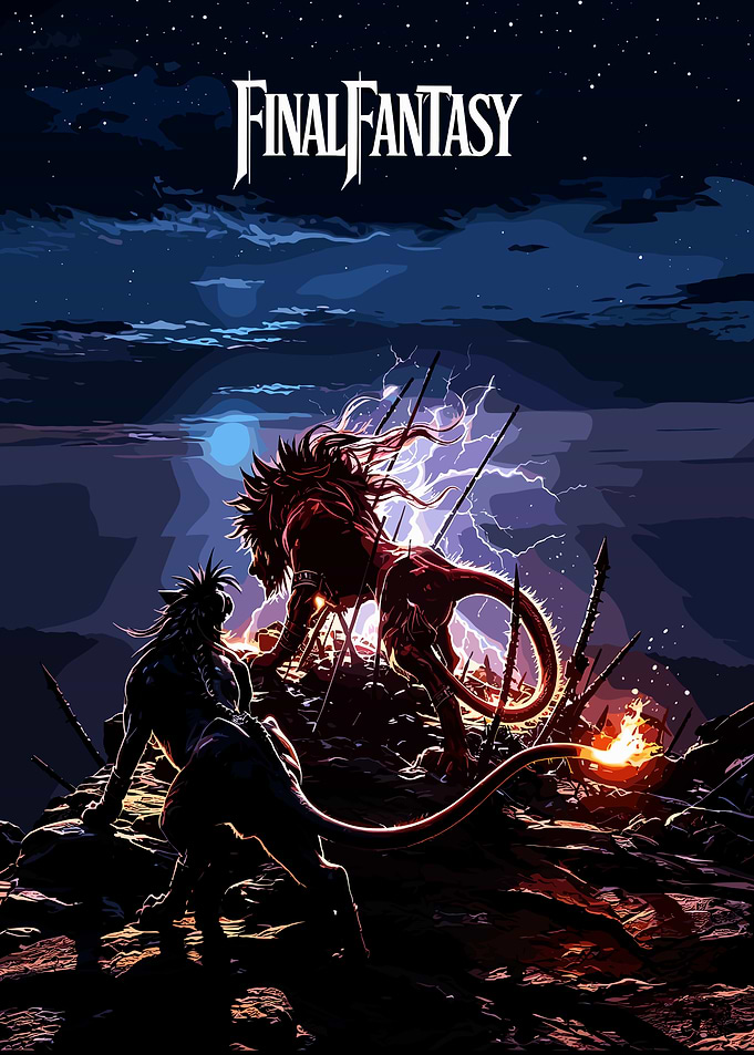 Final Fantasy Red XIII Poster