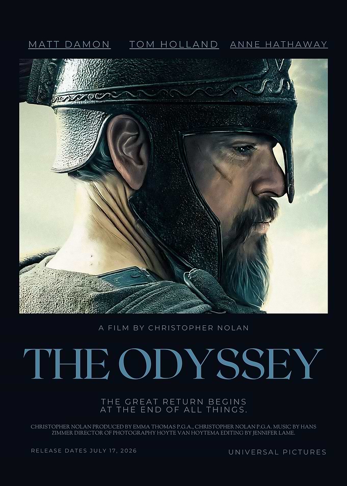 The Odyssey Christopher Nolan Movie Poster