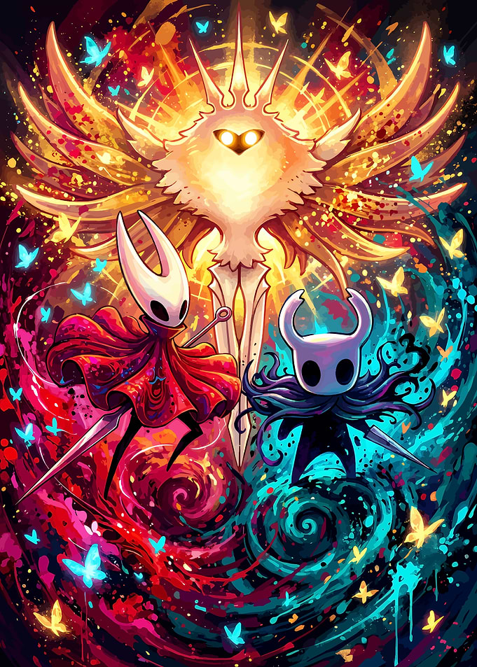 Hollow Knight Radiance Battle Art