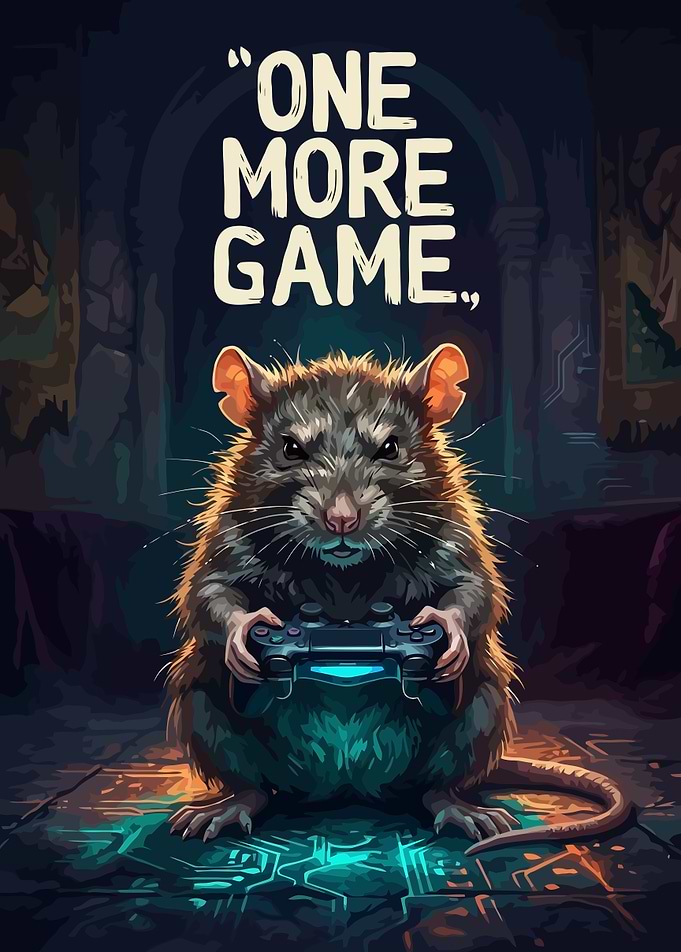 One More Game Gaming Rat