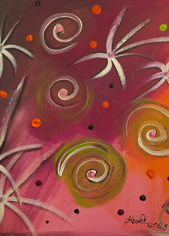 Abstract Swirls and Starbursts