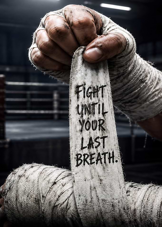 Fight Until Your Last Breath Boxing
