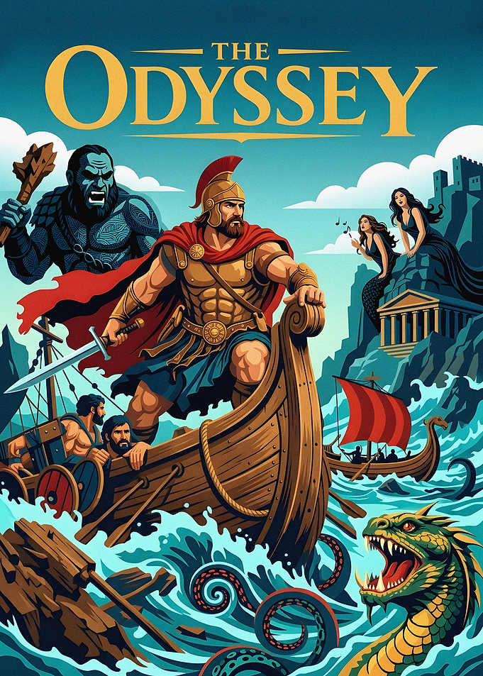 The Odyssey Greek Mythology Poster