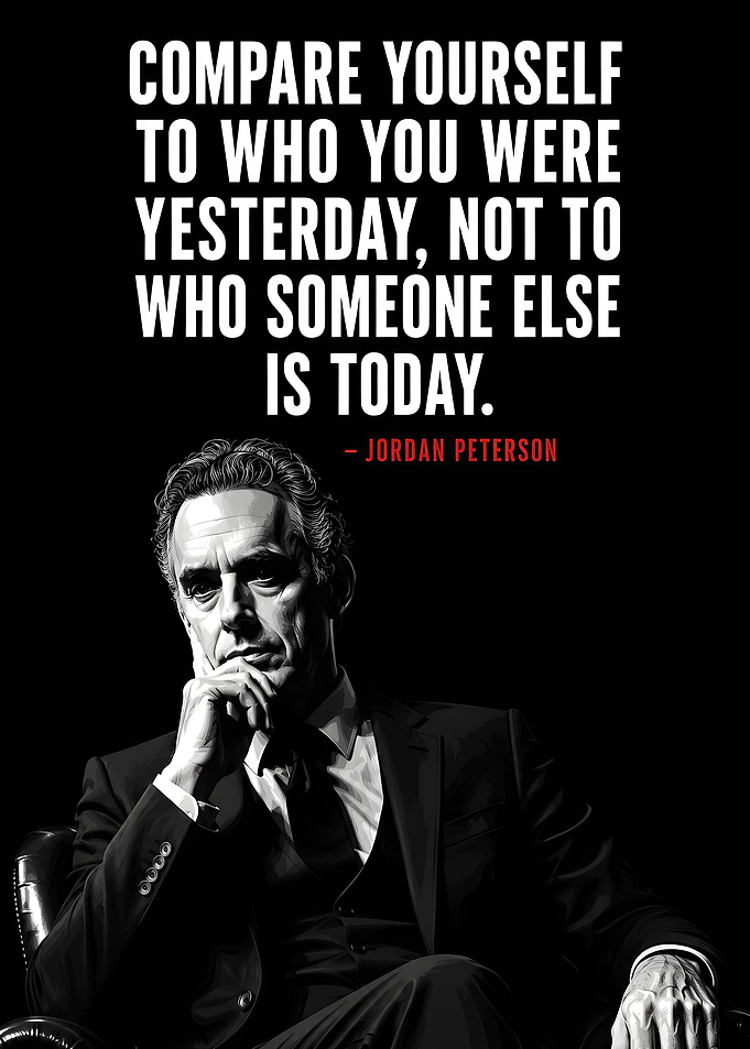 Jordan Peterson Inspirational Quote Poster