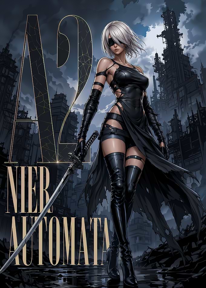 A2 - Nier Automata Fan Art