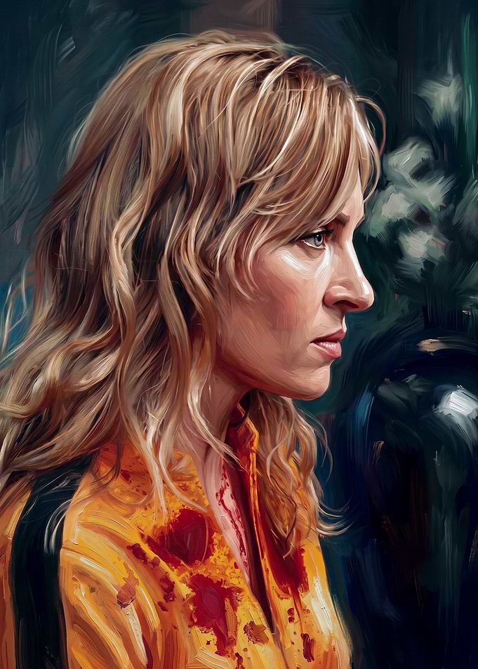The Bride Kill Bill Portrait