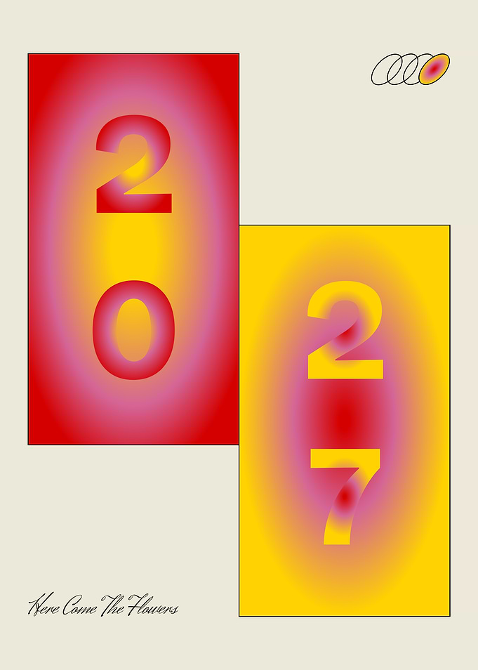 Abstract Color Gradient 2027 Poster