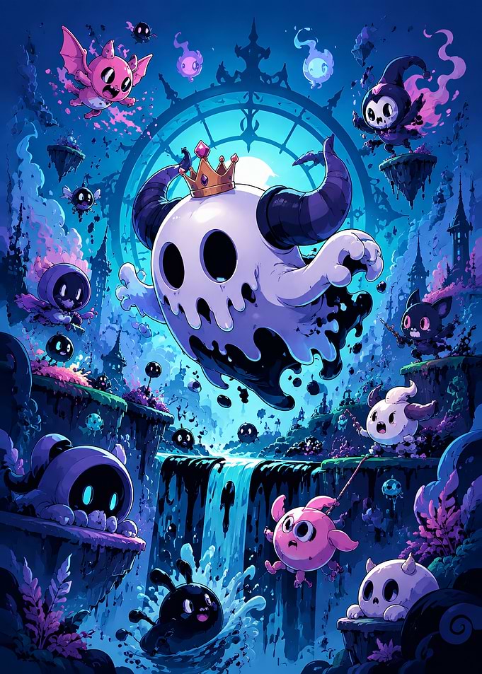 Cute Ghost King Fantasy World