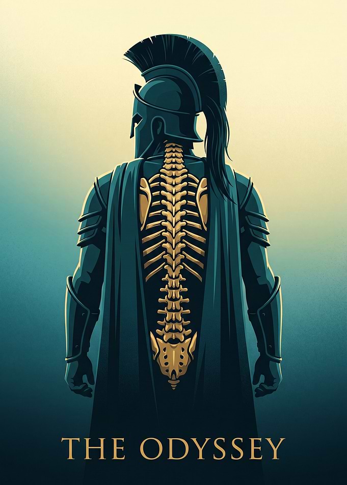 The Odyssey Spartan Warrior Poster