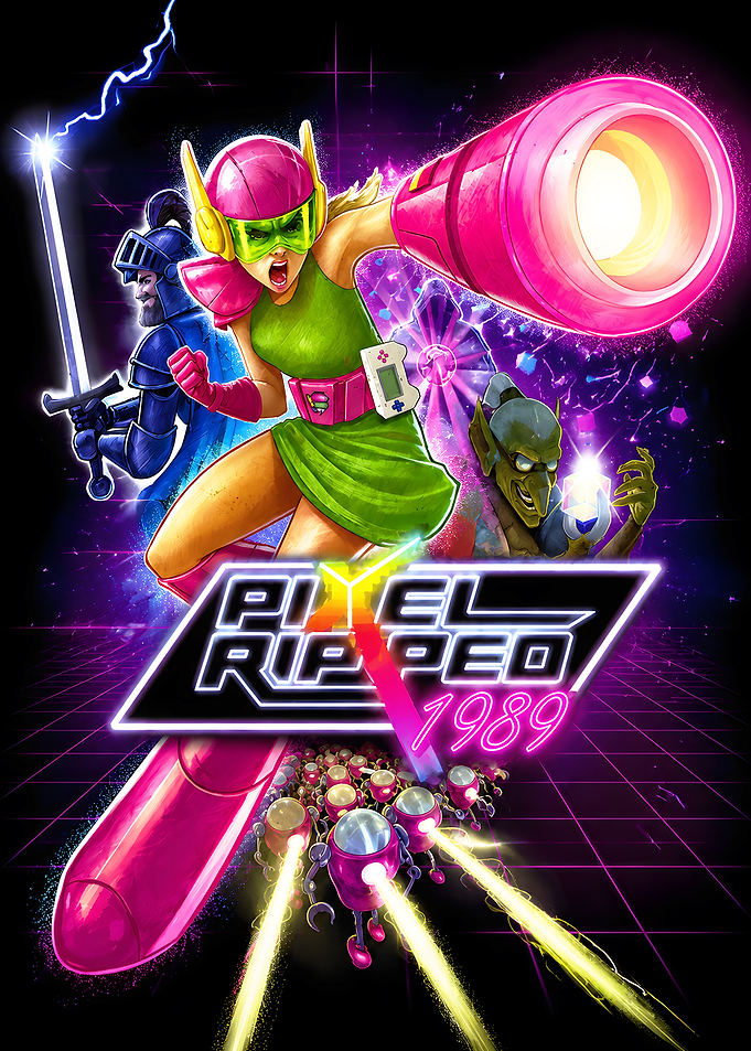 Pixel Ripped 1989 Game Poster