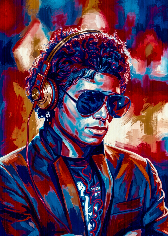 Michael Jackson Pop Art Portrait