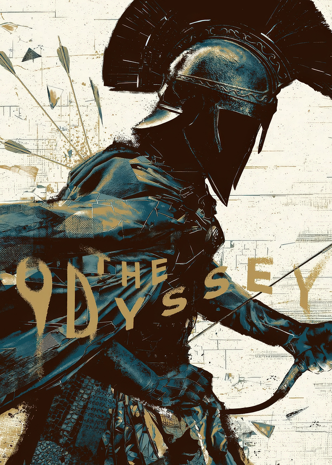 The Odyssey Spartan Warrior Poster