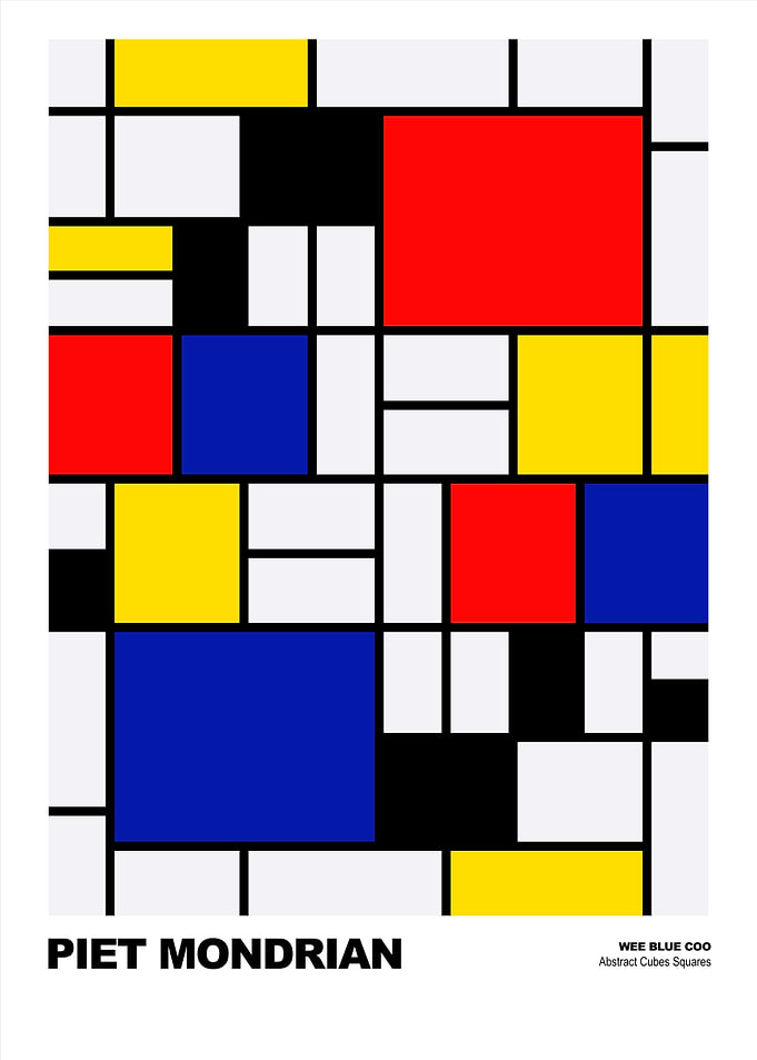 Piet Mondrian | Wee Blue Coo
