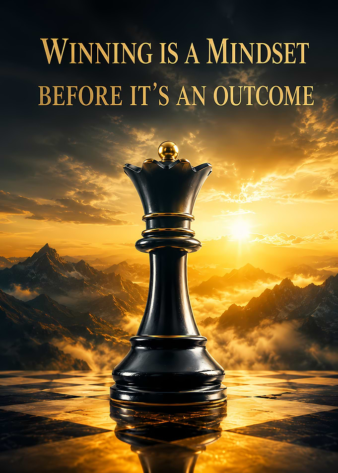 Winning is a Mindset Chess Poster