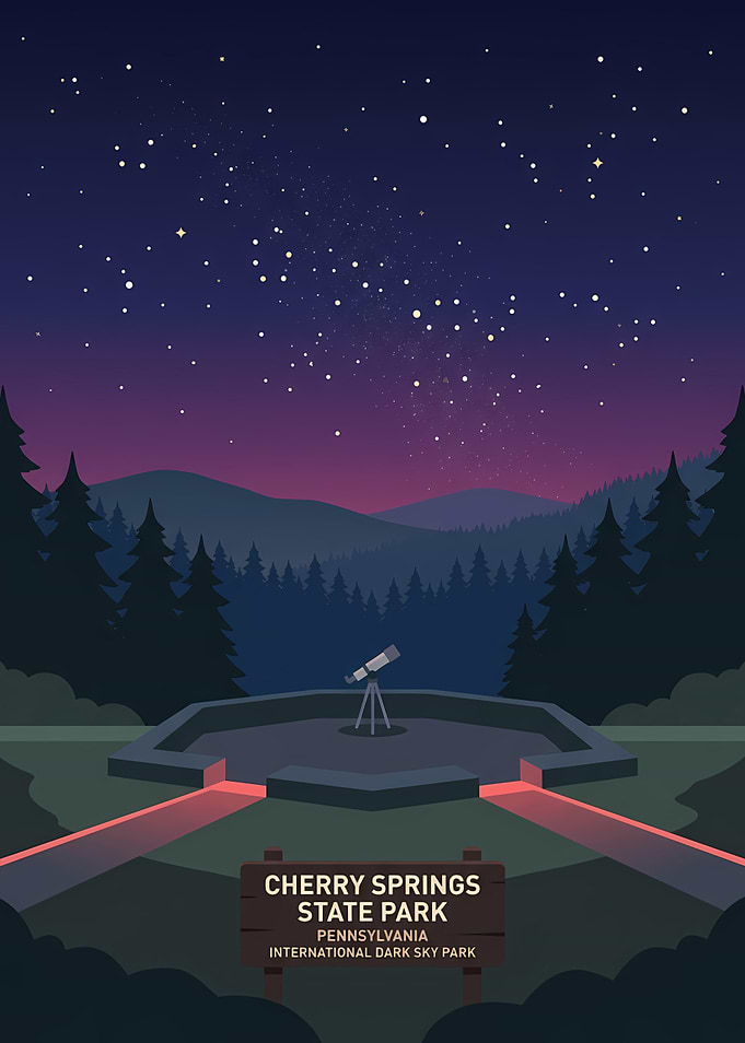 Cherry Springs State Park Stargazing Poster