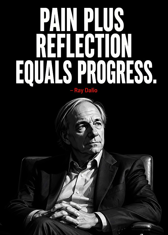 Ray Dalio Inspirational Quote Poster