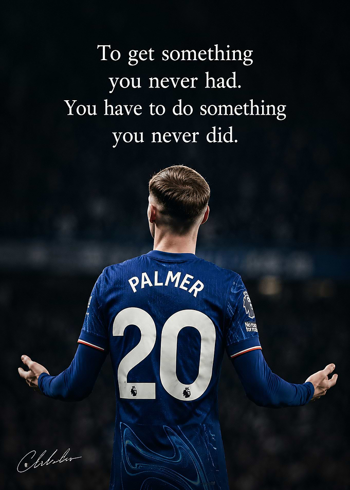 Cole Palmer Inspirational Football Poster