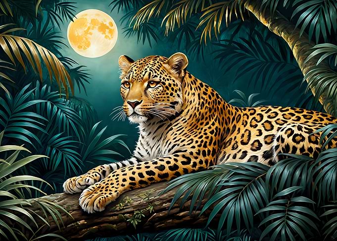 Moonlight Leopard